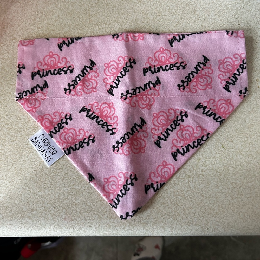 Pink Princess Bandana by